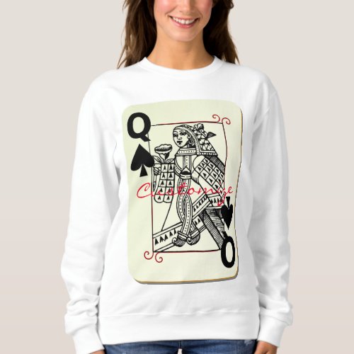 Queen of Spades Thunder_Cove  Sweatshirt