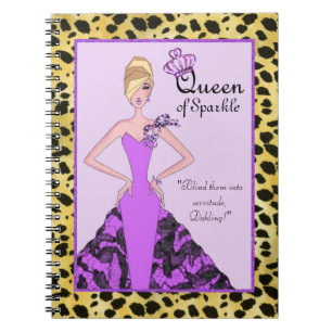 "Queen of Sparkle" Blind Them Into Servitude! Notebook