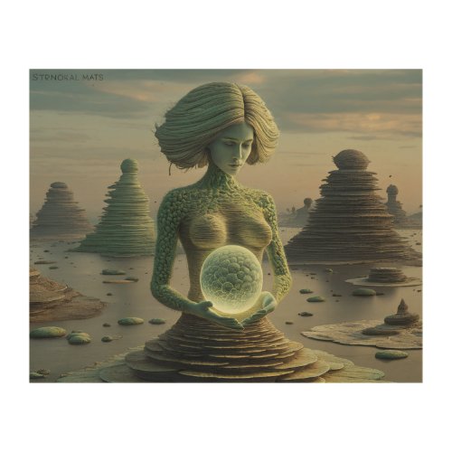 Queen of Stromatolites Art Print