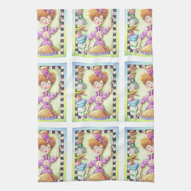 QUEEN OF TARTS TOWEL (Vertical)