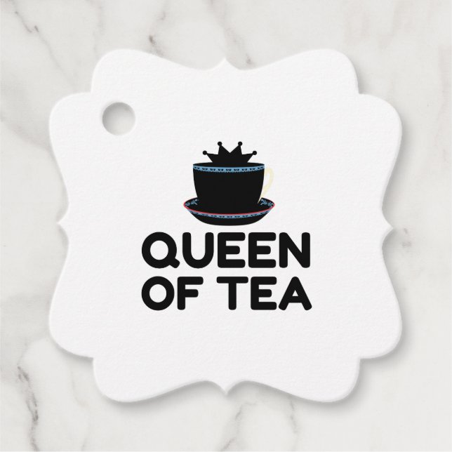 QUEEN OF TEA FAVOR TAGS (Front)