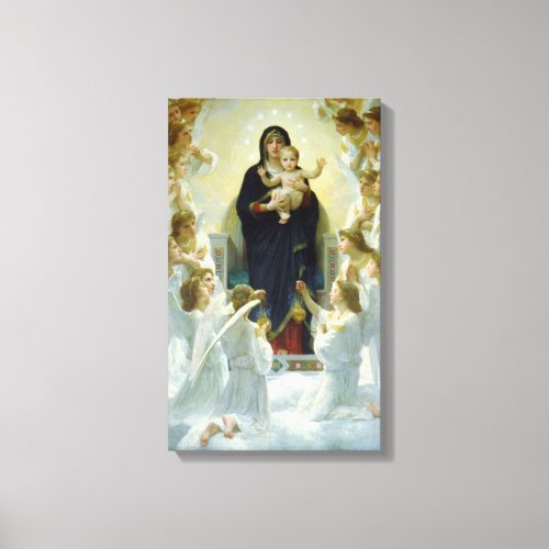 Queen of the Angels by Bouguereau Canvas Print