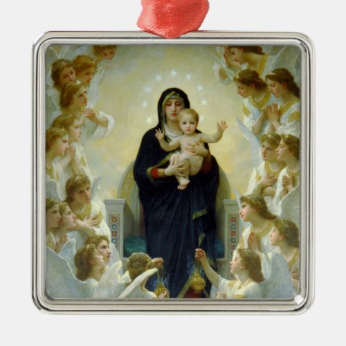 Queen of the Angels by Bouguereau Metal Ornament
