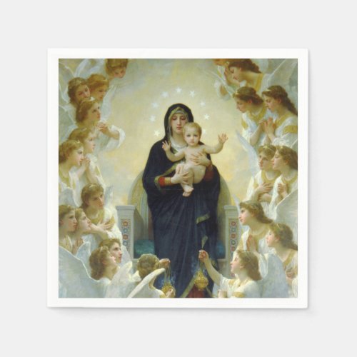 Queen of the Angels by Bouguereau Napkins