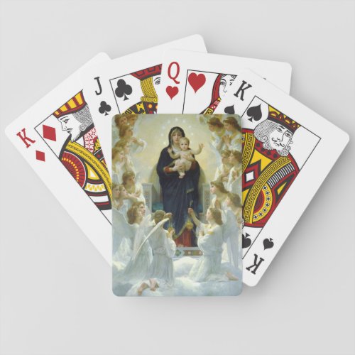 Queen of the Angels by Bouguereau Playing Cards
