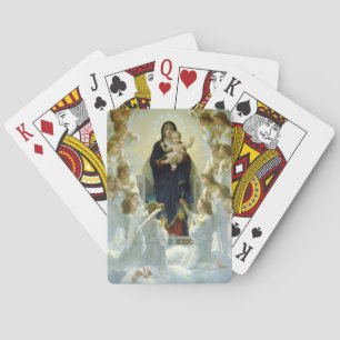 Queen of the Angels (by Bouguereau) Poker Cards