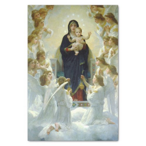 Queen of the Angels by Bouguereau Tissue Paper