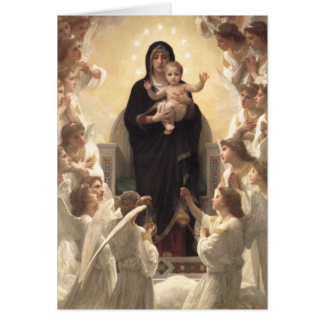 Queen of the Angels Regina Angelorum by Bouguereau (Front)
