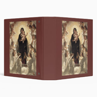 Queen of the Angels Regina Angelorum by Bouguereau 3 Ring Binder