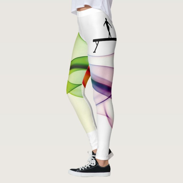 Queen of the Balance Beam Colorful Leggings (Left)