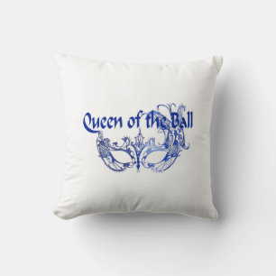 Queen of the Ball Throw Pillow
