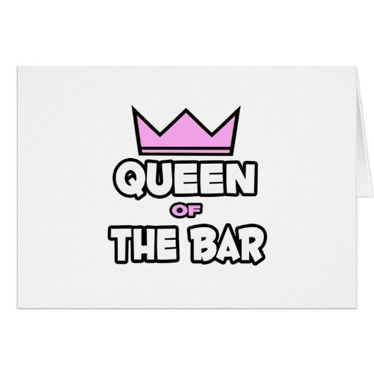 Queen of The Bar Cards (Front Horizontal)