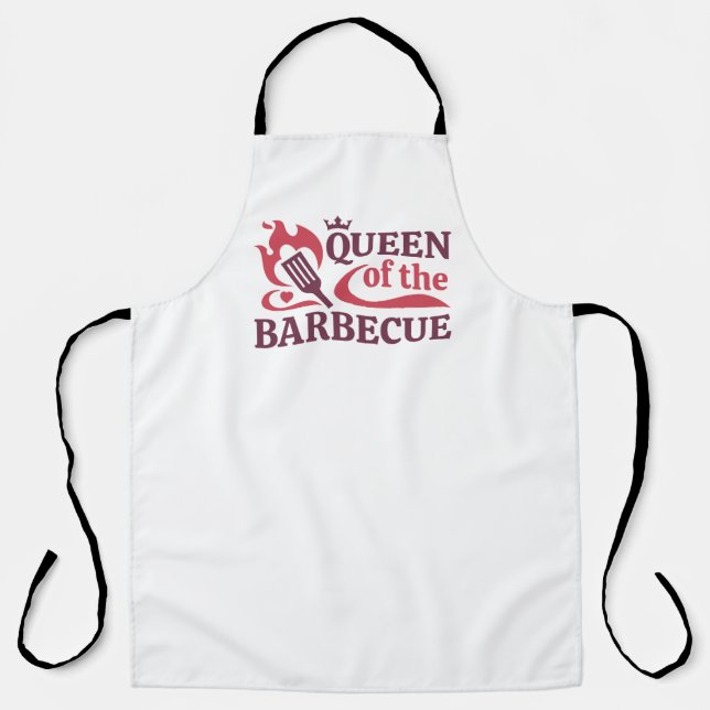Queen Of The Barbecue Apron (Front)
