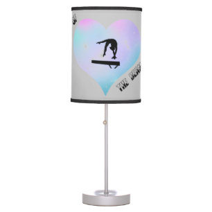 Queen of the Beam Girls Gymnastics Lamp