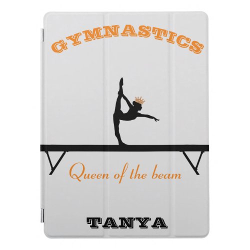 Queen of the Beam Gymnastics Crown iPad Pro Cover