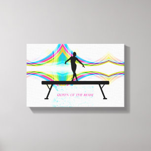 Queen of the Beam - Gymnastics Wall Art