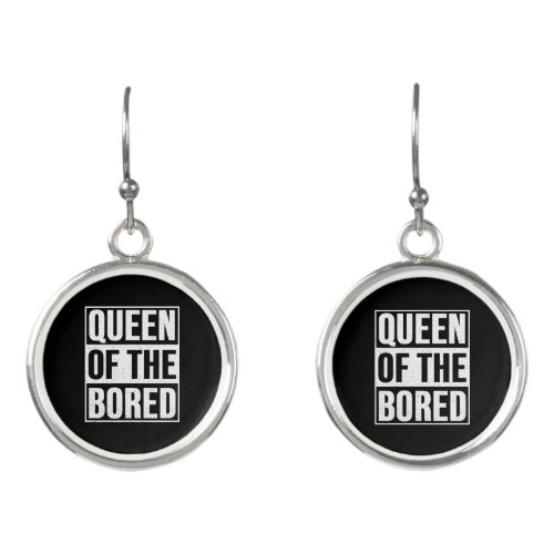 Queen of the Bored _ American Gods Earrings