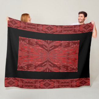 Queen of the Butterflies 3 Fleece Blanket