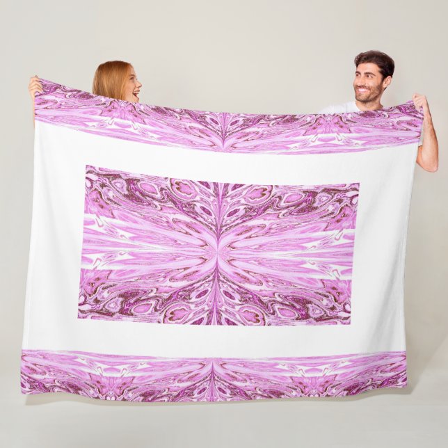 Queen Of The Butterflies 48 Fleece Blanket (In Situ)