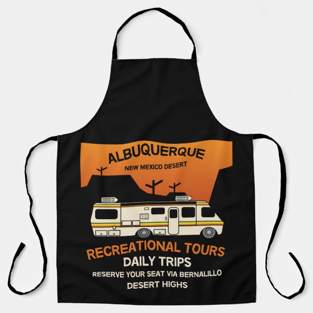 Queen of the Camper - Funny Camping RV Caravan Apron (Front)