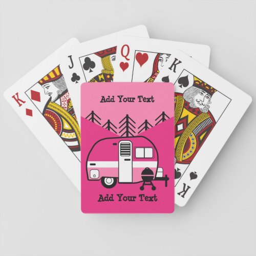 Queen of the Camper _ Funny Camping RV  Playing Cards