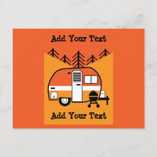 Queen of the Camper - Funny Camping RV   Postcard
