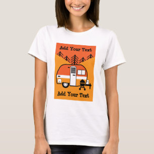 Queen of the Camper - Funny Camping RV  T-Shirt