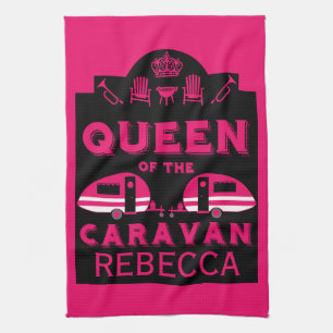 Queen of the Caravan Kitchen Towel