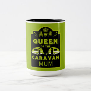 Queen of the Caravan Two-Tone Coffee Mug