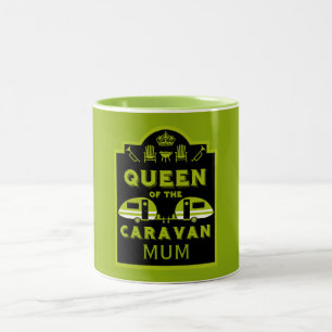 Queen of the Caravan Two-Tone Coffee Mug