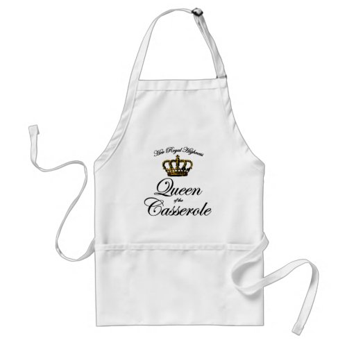 Queen of the Casserole Adult Apron