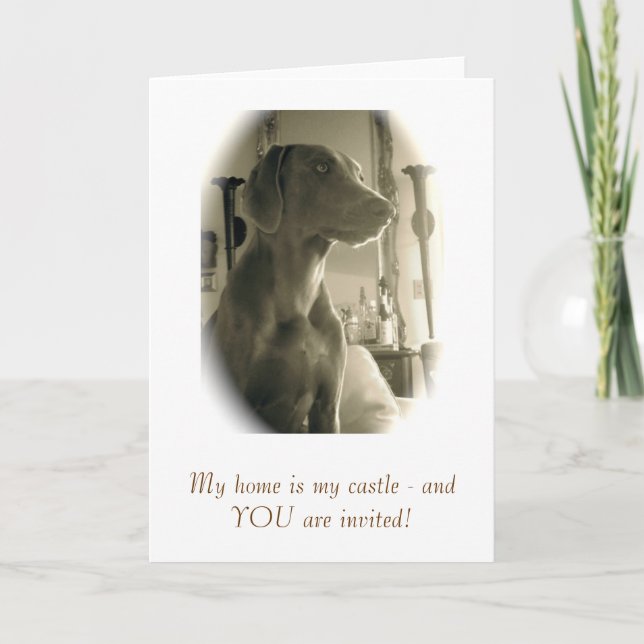 Queen of the castle invitation (Front)