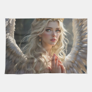 Queen of the Celestial Dawn Kitchen Towel