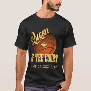 Queen Of The Court T-shirt by tjssportsmania at Zazzle