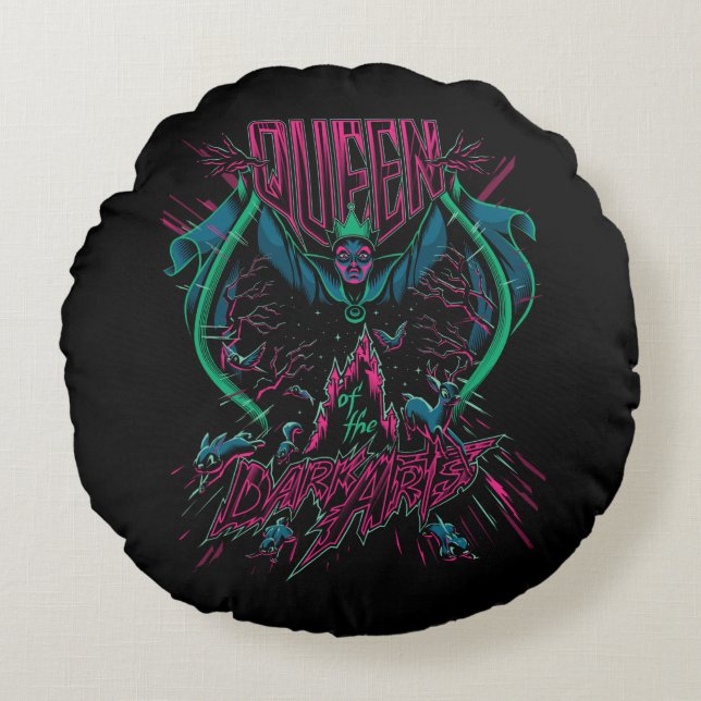 Queen of the Dark Arts Round Pillow (Front)