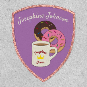 Queen of the Doughnuts Custom Name Patch