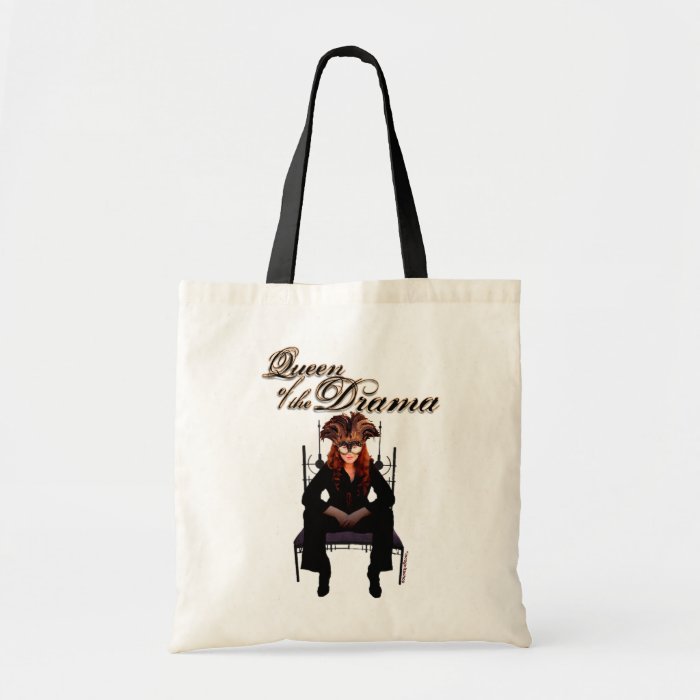 Queen of the Drama Canvas Bag