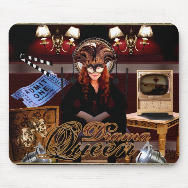 Queen of the Drama Montage Mouse Pad (Front)