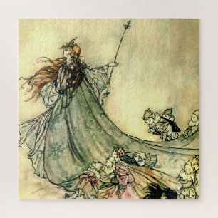 “Queen of the Fairies” by Arthur Rackham Jigsaw Puzzle