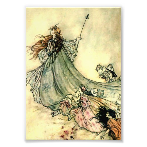 Queen of the Fairies by Arthur Rackham Photo Print