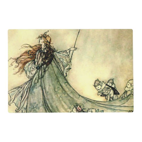 Queen of the Fairies by Arthur Rackham Placemat