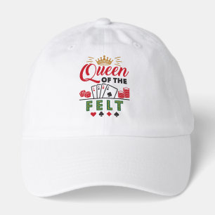 Queen of the Felt Poker Player Women Hat