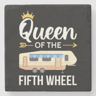 Queen Of The Fifth Wheel I Stone Coaster