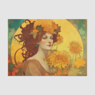 QUEEN OF THE FLOWERS decoupage paper