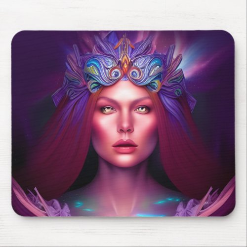 Queen of the Galaxy Mouse Pad