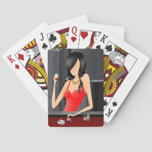 Queen of the game - Las Vegas casino Poker Cards