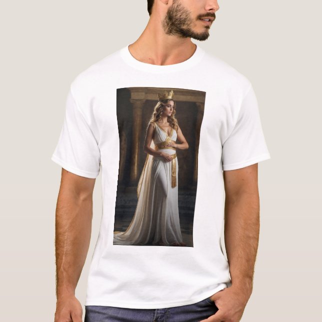 Queen of the Gods Hera - Greek Mythology T-Shirt (Front)