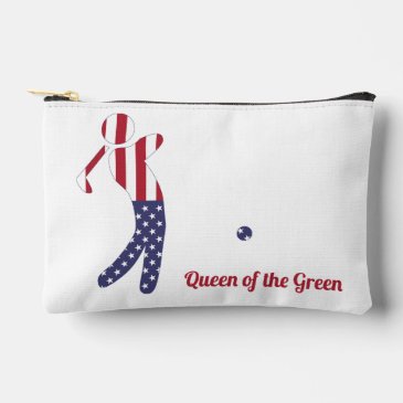 Queen of the Green | American Flag Golf Player