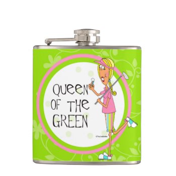 Queen Of The Green Flask by TinaLedbetterDesigns at Zazzle