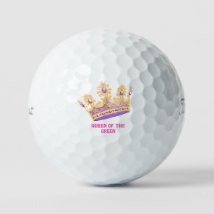 'Queen of the Green' Fun Golf Tournament Favor Balls